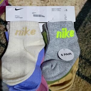 Nike Infant Athletic Socks 6-Pack - Multicolor
